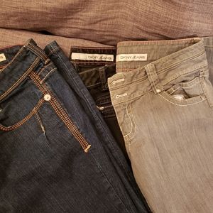 3/30 DKNY Jeans sz 29 , grey, black, blue woman